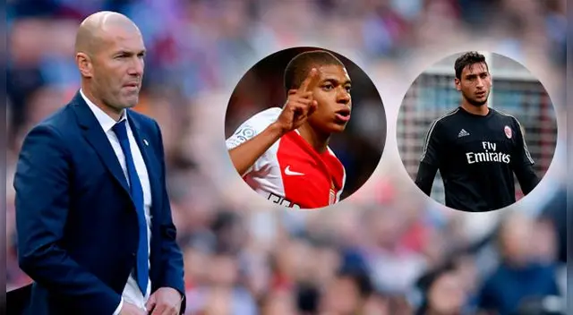 Zidane confirmó la llegada de Mbappé y Donnarumma aunque no señaló si será esta temporada o la próxima Zidane confirmó la llegada de Mbappé y Donnarumma aunque no señaló si será esta temporada o la próxima