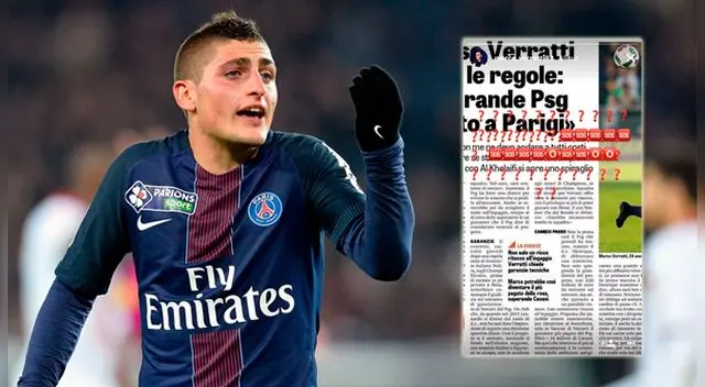 Marco Verratti juega en el PSG desde 2012. Marco Verratti juega en el PSG desde 2012.