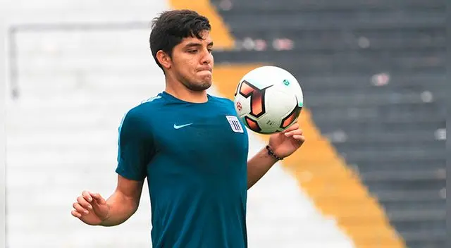 Francisco Duclós durante un entrenamiento de Alianza Lima.