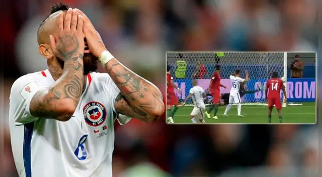 Arturo Vidal se lamenta de la ocasión fallada. Arturo Vidal se lamenta de la ocasión fallada.