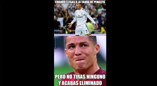Memes de la derrota de Portugal en penales ante Chile por la Copa Confederaciones 2017. Foto: Internet. Memes de la derrota de Portugal en penales ante Chile por la Copa Confederaciones 2017. Foto: Internet.