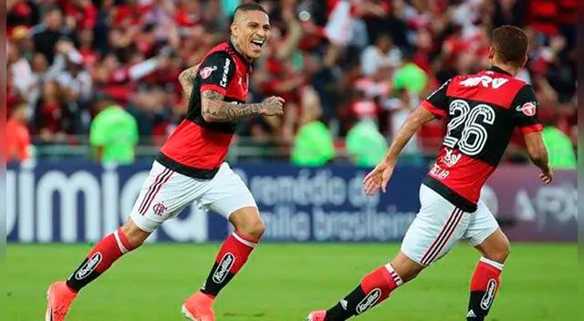 Paolo Guerrero anotó su segundo gol de tiro libre con el Flamengo. 