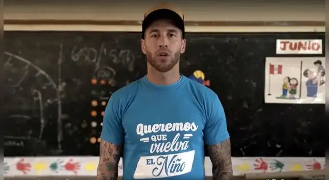 Sergio Ramos envía emotivo mensaje para todos los niños del Perú Sergio Ramos envía emotivo mensaje para todos los niños del Perú