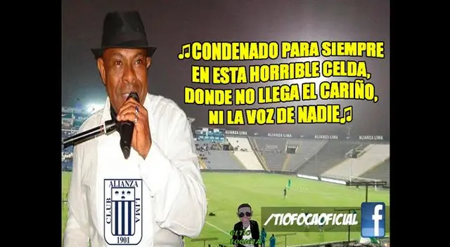 Memes del apagón en Matute antes del inicio del partido entre Alianza Lima y Academia Cantolao. Foto: Facebook