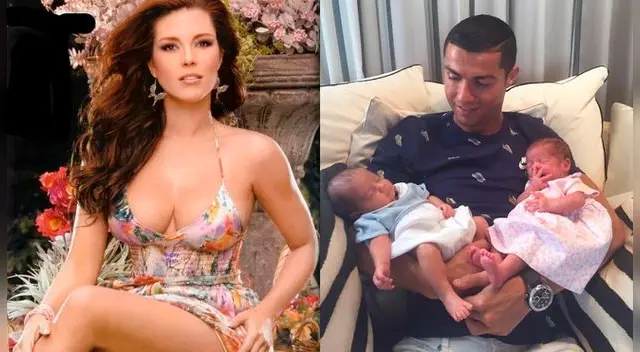 Alicia Machado y Cristiano Ronaldo. Alicia Machado y Cristiano Ronaldo.