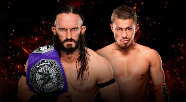  En el WWE Great Balls of Fire, Neville vs. Akira Tozawa, por el Campeonato de Peso Crucero.