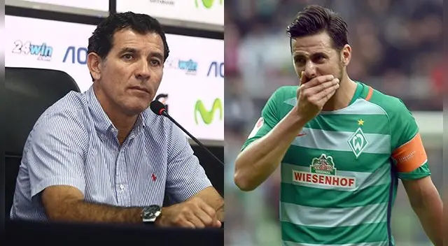 Gustavo Zevallos y Claudio Pizarro.