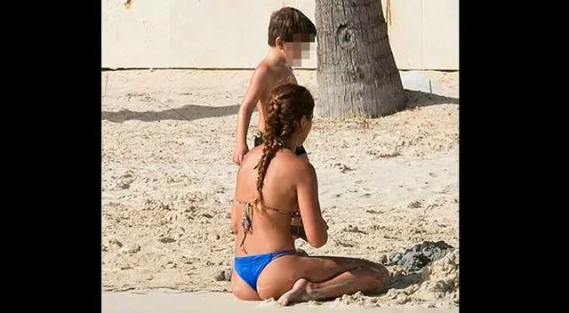Lionel Messi y Antonela Roccuzzo disfrutaron de vacaciones en las playas del Caribe. Foto Instagram