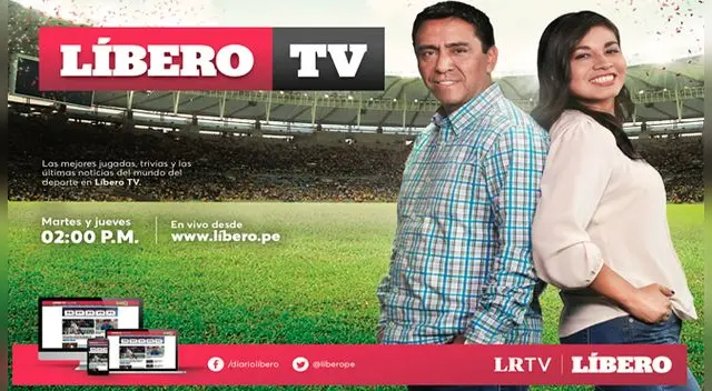 LíberoTV: primer programa con Carlos Salinas y Milagros Crisanto en Facebook LíberoTV: primer programa con Carlos Salinas y Milagros Crisanto en Facebook