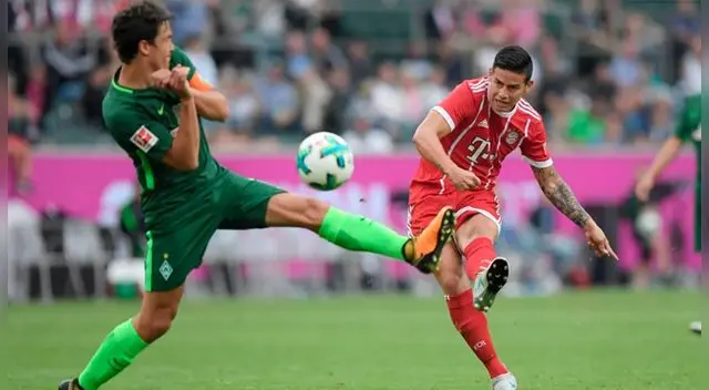 James Rodríguez mostró chispazos de su buen fútbol en amistoso del Bayern Munich James Rodríguez mostró chispazos de su buen fútbol en amistoso del Bayern Munich