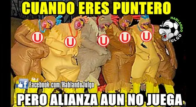 Memes de la victoria de Universitario de Deportes por 2-0 contra Ayacucho FC por el Torneo Apertura 2017. Foto: Facebook. Memes de la victoria de Universitario de Deportes por 2-0 contra Ayacucho FC por el Torneo Apertura 2017. Foto: Facebook.