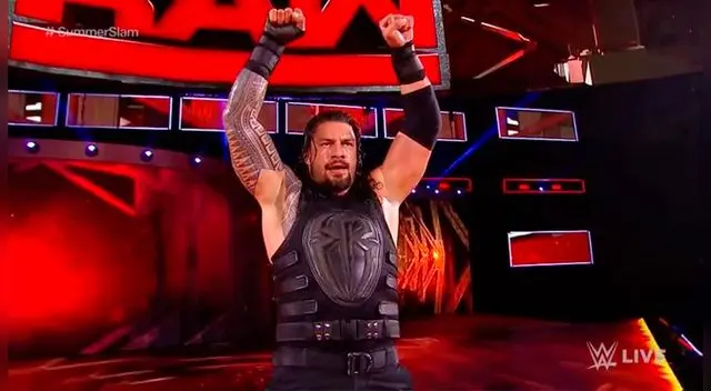Roman Reigns venció Samoa Joe y Braun Strowman en triple amenaza.
