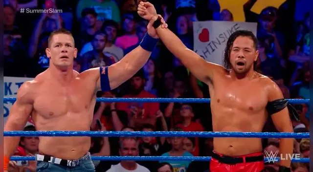 En WWE SmackDown Live, Shinsuke Nakamura venció a John Cena y peleará por el título mundial en SummerSlam.