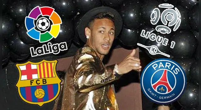 LaLiga de España y La Ligue 1 de Francia se enfrentarán por Neymar bajo el jurado de la FIFA. Foto: Agencias