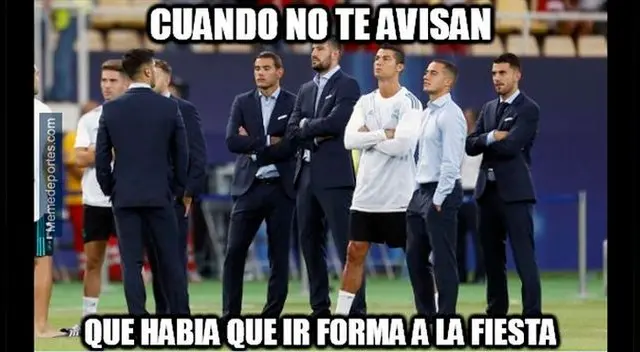 Los graciosos memes que dejó la gran final de la Supercopa de Europa. Los graciosos memes que dejó la gran final de la Supercopa de Europa.