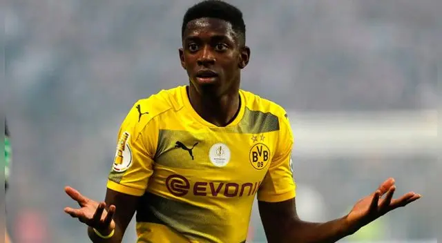 Dembélé sigue siendo tentado por el Barcelona. Foto: EFE