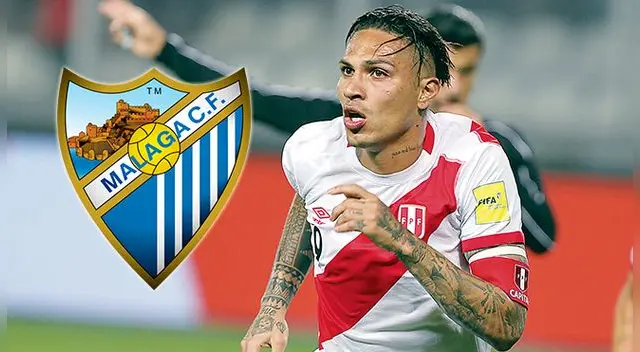 Paolo Guerrero es opción en el Málaga.
