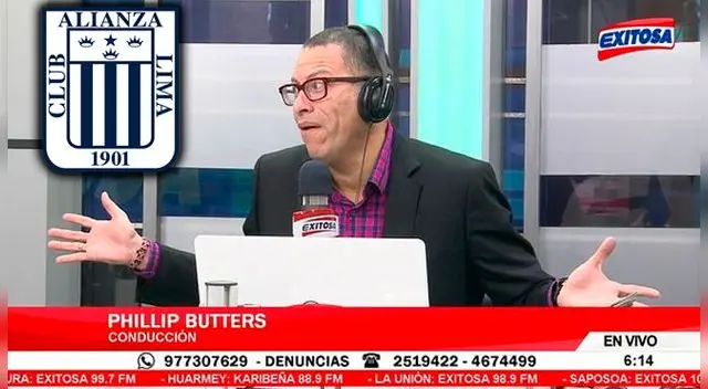 Phillip Butters se burla de Alianza Lima tras ser campeón del Torneo Apertura 2017.
