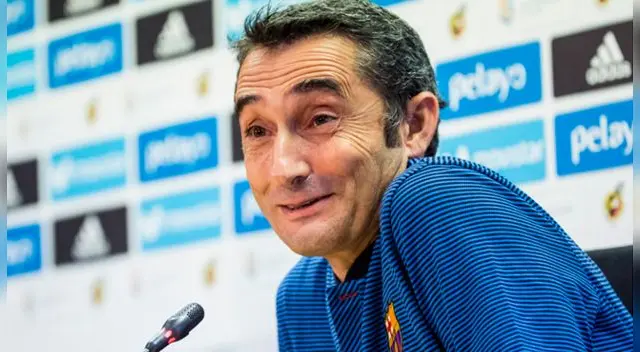 Ernesto Valverde tuvo un triste debut al frente del cuadro 'blaugrana'.