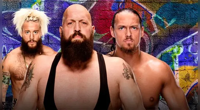  En WWE SummerSlam 2017, Big Show vs. Big Cass con Enzo Amore dentro de una jaula.