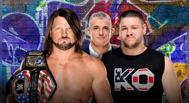 En WWE SummerSlam 2017, AJ Styles vs. Kevin Owens con Shane McMahon como árbitro por el Campeonato de los Estados Unidos.