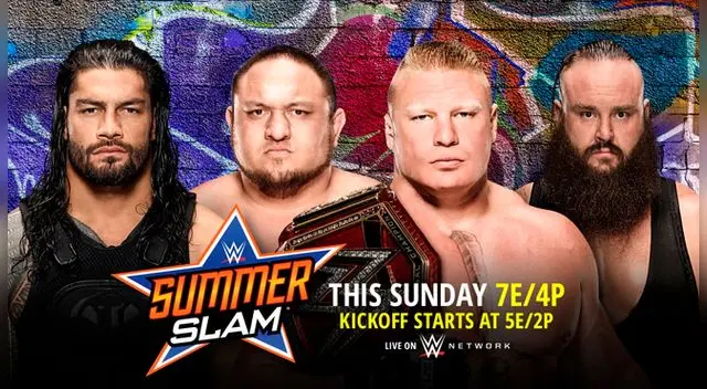 WWE SummerSlam 2017 se realizará este domingo en Nueva York.