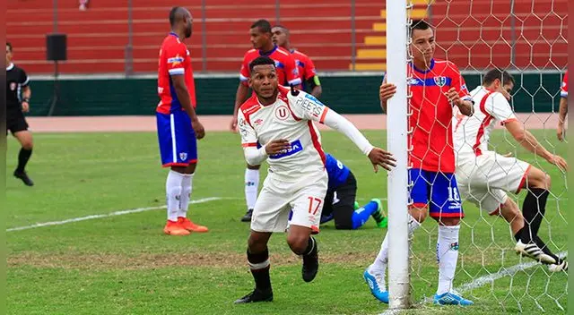 Alberto Quintero, tras anotar el 1-1 de Universitario ante Unión Comercio.