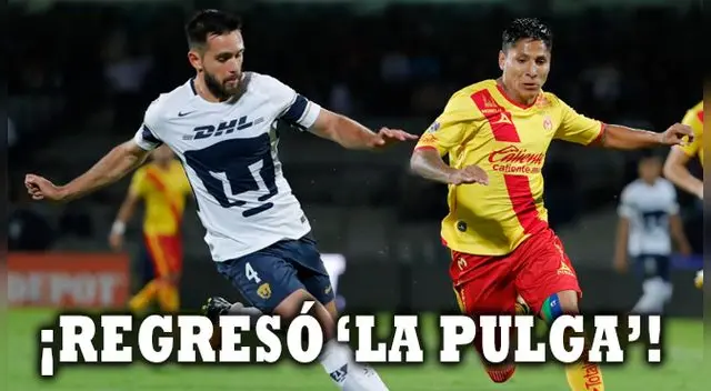 Monarcas Morelia derrotó 2-1 a Pumas con golazo de Raúl Ruidíaz en la Liga MX. Monarcas Morelia derrotó 2-1 a Pumas con golazo de Raúl Ruidíaz en la Liga MX.
