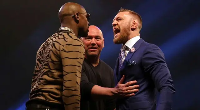 Restan tres días para pelea entre Conor McGregor y Floyd Mayweather. Foto: AP