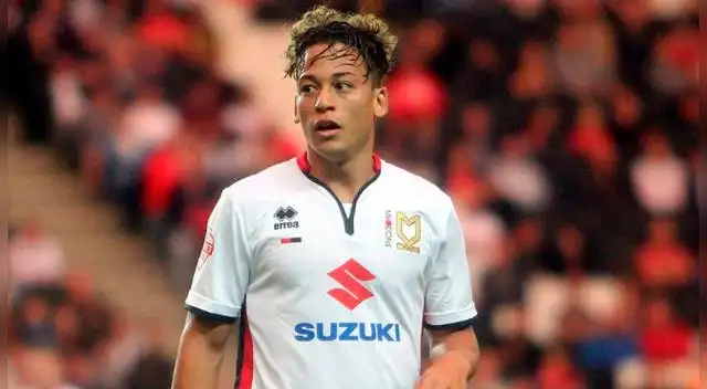 Cristian Benavente (MK Dons). Cristian Benavente (MK Dons).
