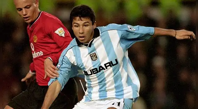 Ysrael Zúñiga (Coventry City). Ysrael Zúñiga (Coventry City).