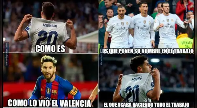 Real Madrid, víctima de memes tras su empate 2-2 ante el Valencia por la Liga Santander