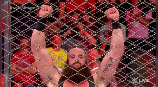 En WWE Raw, Braun Strowman masacró al Big Show en la jaula de acero y va por Brock Lesnar.