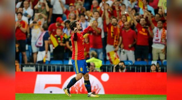 el futobolista del real madrid viene de brillar en la goleada (3-0) sobre italia.