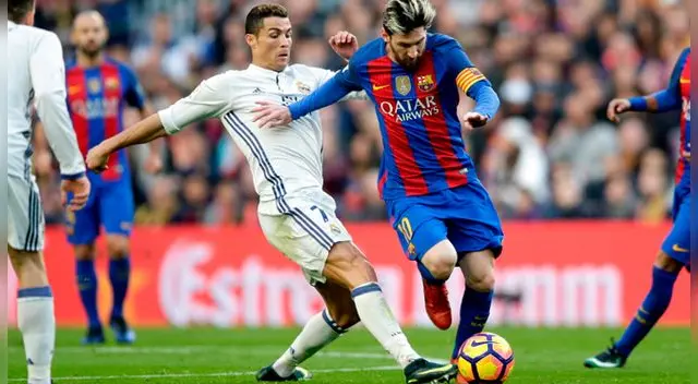 Lionel Messi y Cristiano Ronaldo en acción. Ambos podrían trasladar su rivalidad a los Estados Unidos. Lionel Messi y Cristiano Ronaldo en acción. Ambos podrían trasladar su rivalidad a los Estados Unidos.