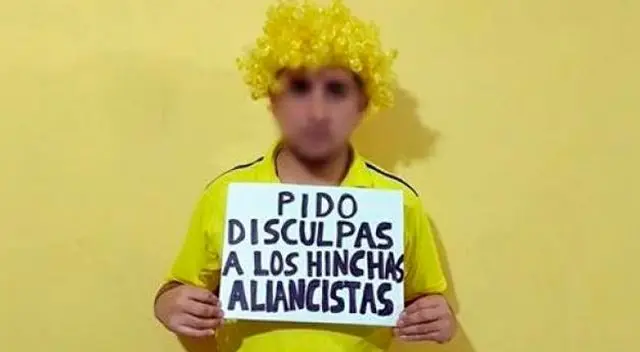 Hincha de Comerciantes Unidos que se burló de Alianza Lima ahora pidió disculpas Hincha de Comerciantes Unidos que se burló de Alianza Lima ahora pidió disculpas
