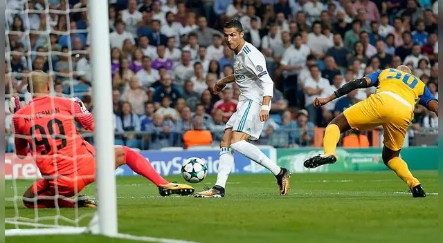 Cristiano Ronaldo es el primer jugador en anotar treinta dobletes en la Champions League Cristiano Ronaldo es el primer jugador en anotar treinta dobletes en la Champions League