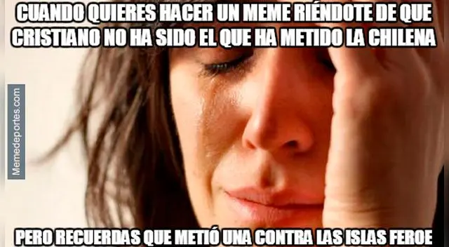Real Madrid y Cristiano Ronaldo, víctimas de divertidos memes tras triunfo en Champions League Real Madrid y Cristiano Ronaldo, víctimas de divertidos memes tras triunfo en Champions League