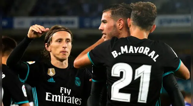 Real Madrid venció 3-1 a la Real Sociedad en la Liga Santander.