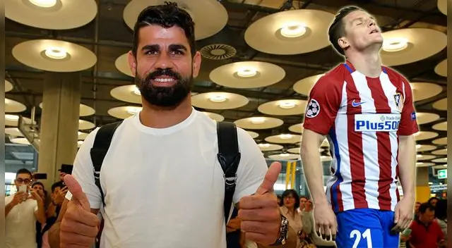 Diego Costa, a su llegada a España para firmar por el Atlético de Madrid. Diego Costa, a su llegada a España para firmar por el Atlético de Madrid.