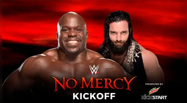 En WWE No Mercy 2017, Apollo Crews vs. Elias Samson. Foto: WWE