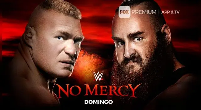 Guía de canales del evento WWE No Mercy 2017.