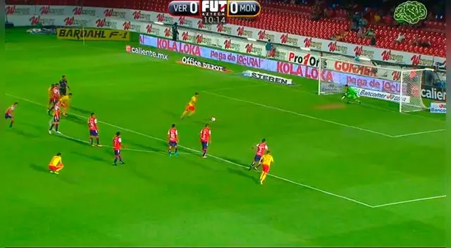 En el Morelia vs. Veracruz, Raúl Ruidíaz metió un golazo por la fecha 11 de la Liga MX.