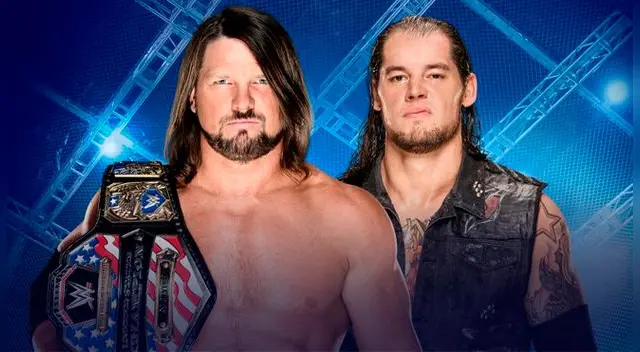 En WWE Hell in a Cell 2017, AJ Styles vs. Baron Corbin por el Campeonato de Estados Unidos. Foto WWE En WWE Hell in a Cell 2017, AJ Styles vs. Baron Corbin por el Campeonato de Estados Unidos. Foto WWE