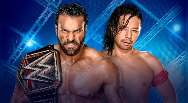 En WWE Hell in a Cell 2017, Jinder Mahal vs. Shinsuke Nakamura por el Campeonato Mundial. Foto WWE En WWE Hell in a Cell 2017, Jinder Mahal vs. Shinsuke Nakamura por el Campeonato Mundial. Foto WWE