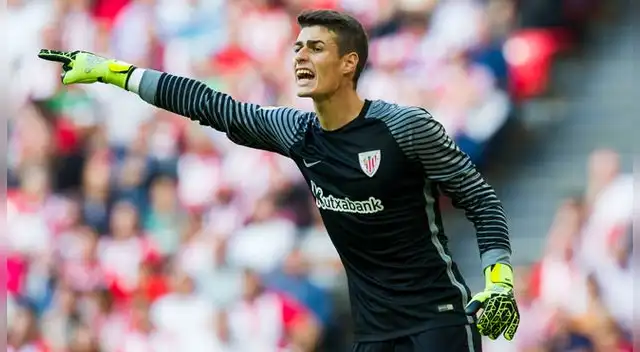 Kepa, durante un partido del Athletic de Bilbao. Kepa, durante un partido del Athletic de Bilbao.