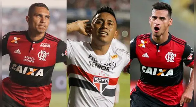 Paolo Guerrero, Christian Cueva y Miguel Trauco en 11 ideal de extranjero del Brasileirao Paolo Guerrero, Christian Cueva y Miguel Trauco en 11 ideal de extranjero del Brasileirao