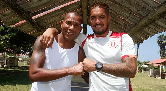 John Galliquio y Juan Vargas, en una producción para LÍBERO.