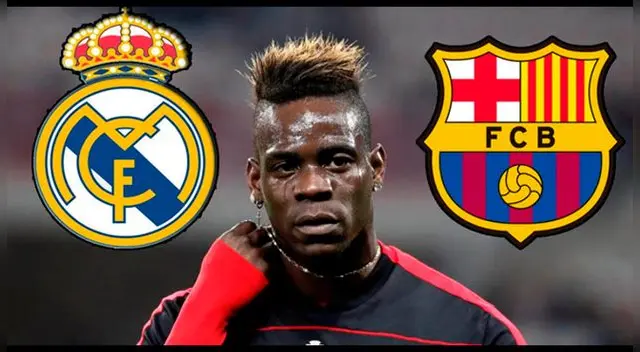 ¿Real Madrid o Barcelona? Mario Balotelli reveló su preferencia entre los dos grandes de España