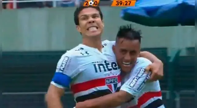 Flamengo vs. Sao Paulo: Christian Cueva y el exquisito pase gol para el segundo del club tricolor [VIDEO]